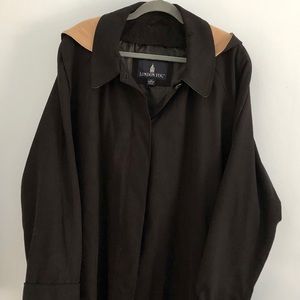 London Fog 3/4 Jacket w/Detachable Hood  - Size 3X